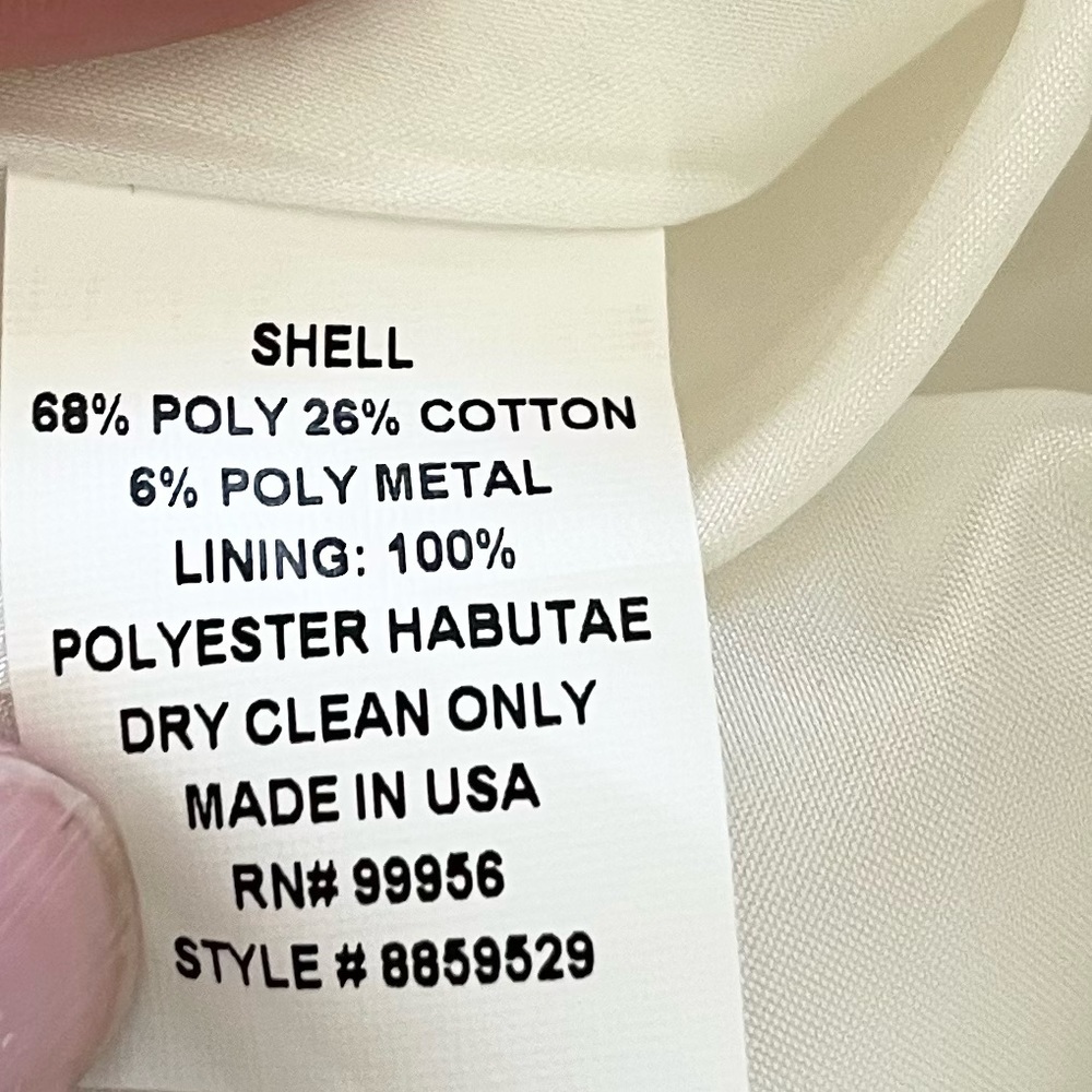 SHOSHANNA GOLD/WHITE TEAR DROP DRESS SIZE SMALL FEMININE PRETTY DATE COCKTAIL - Picture 5 of 11